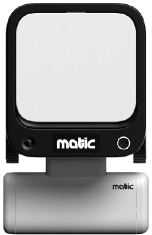 Matic following a trail of footprints