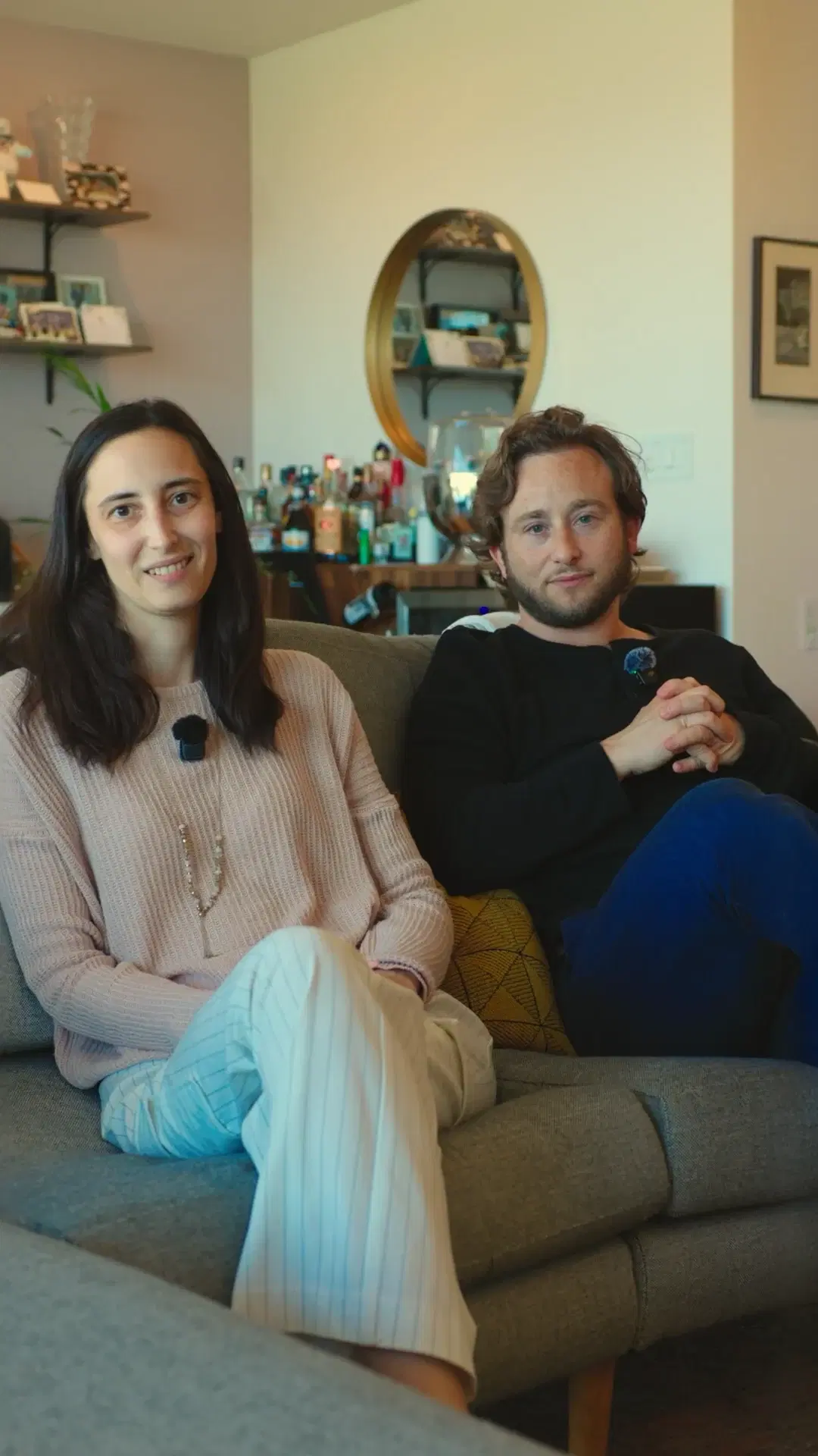 Emma and Dave during their interview
