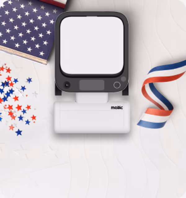 Matic with its limited-edition Team USA stickers, flag and ribbon