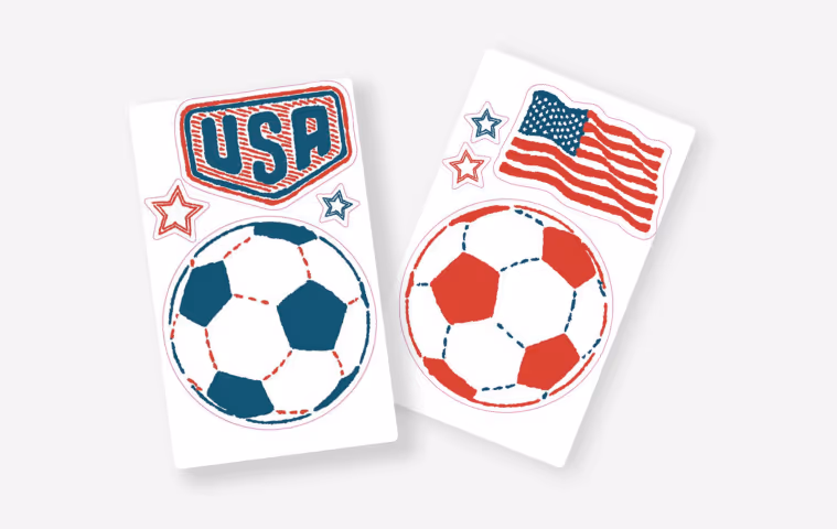 Team USA Sticker Kit